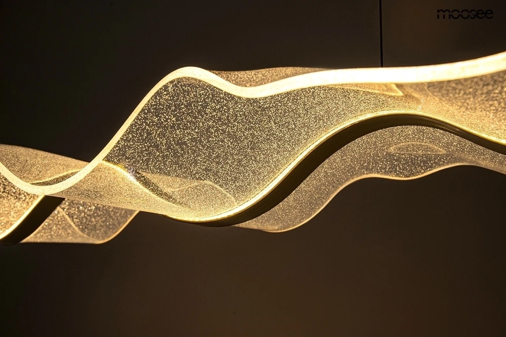 56W LED pakabinamas šviestuvas BREATH 180, aukso sp., 3000K