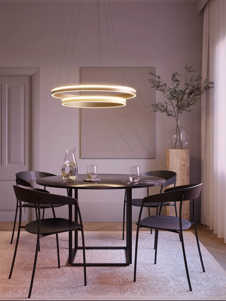 57W LED pakabinamas šviestuvas VALDIS, baltas, 3000/4000K