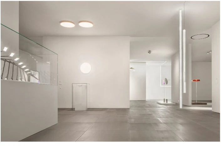 Lubinis šviestuvas 57W LED paviršinis šviestuvas CLARA, baltas, 60cm, 2700K, dimeriuojamas