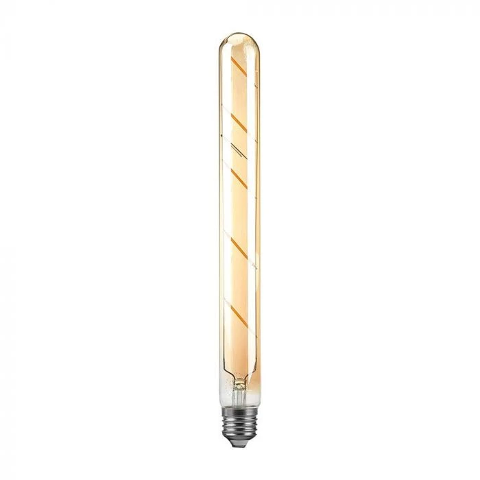 V-tac 5W LED filamentinė lemputė, E27, T30, gintaro sp., 2200K