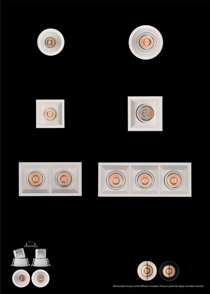 5W LED įleidžiamas šviestuvas MOVE, baltas, 2700/3000K, IP44, E3984071B