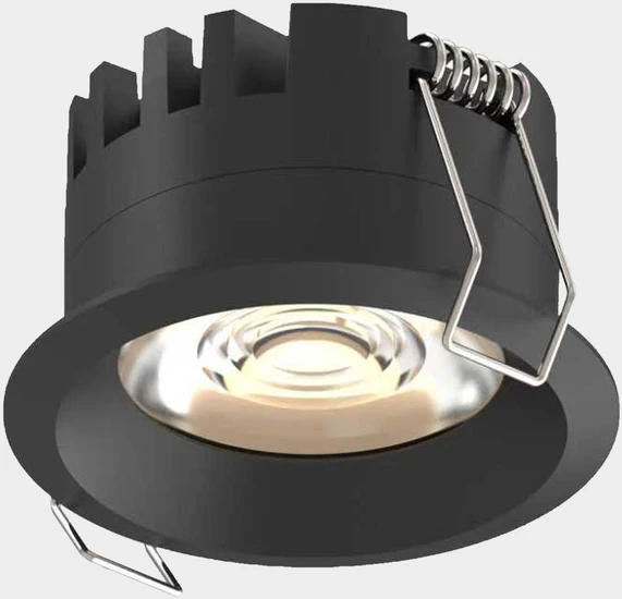 5W LED įleidžiamas šviestuvas SHORT, juodas, 3000/4000K, IP40, E4018070N