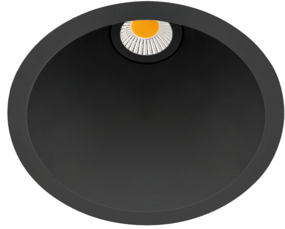 5W LED įleidžiamas šviestuvas SWAP, matinės juodos sp., 4000K, 42°