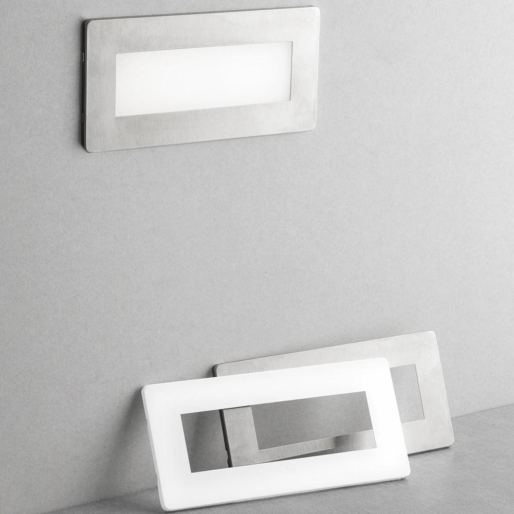 5W LED lauko įleidžiamas šviestuvas BOLT, baltos/nikelio sp., CCT, IP65
