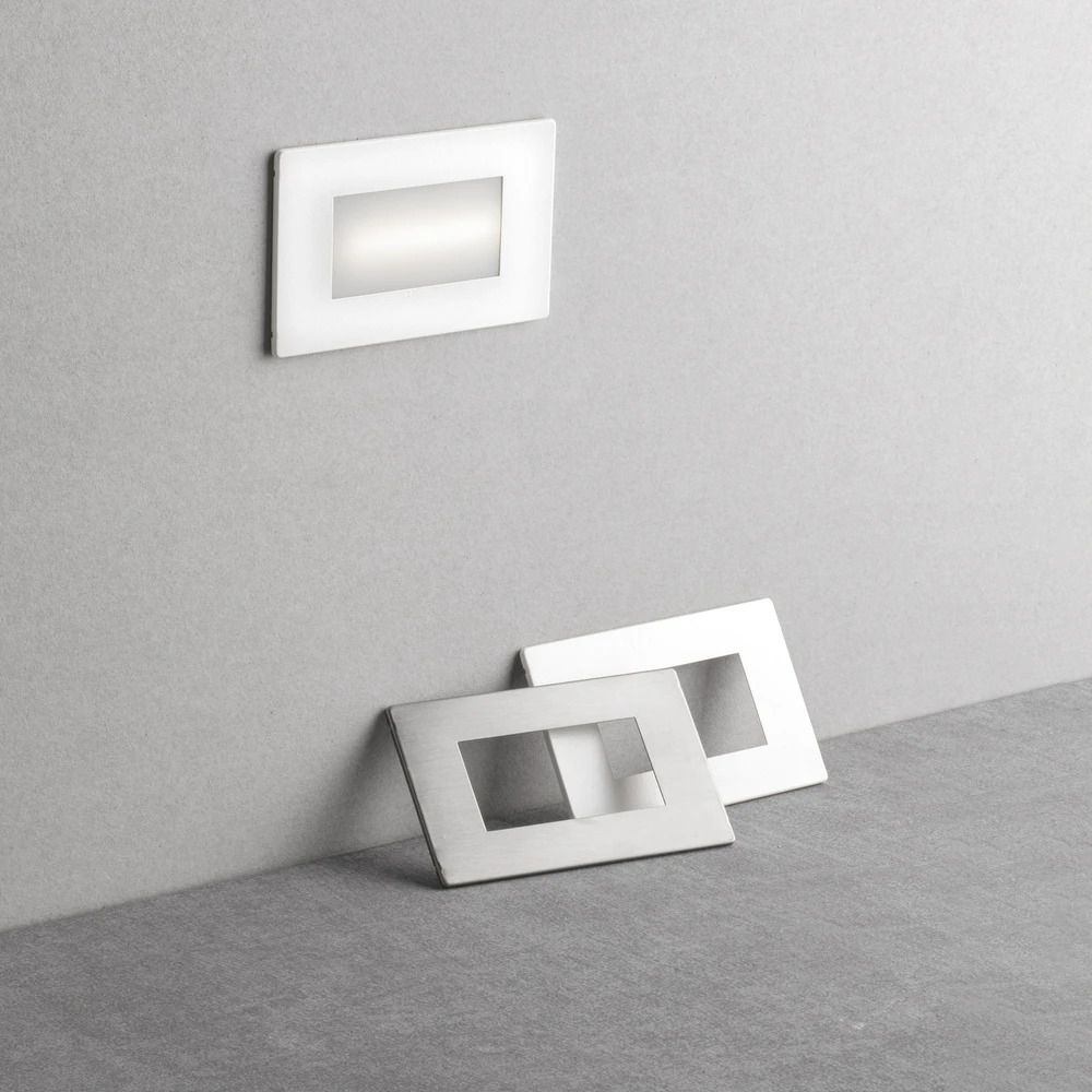 5W LED lauko įleidžiamas šviestuvas BOLT, baltos/nikelio sp., CCT, IP65
