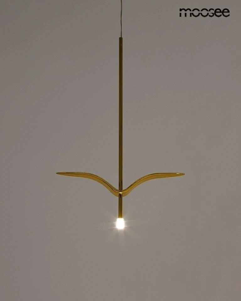 5W LED pakabinamas šviestuvas GAVI A, aukso sp., 3000K