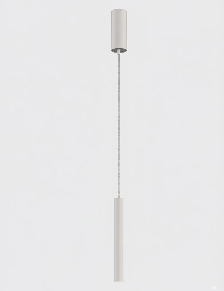5W LED pakabinamas šviestuvas PIPE SLIM, baltas, 2700K, dimeriuojamas, C3986190BDP