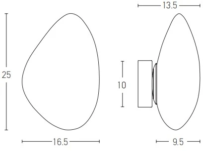 5W LED sieninis šviestuvas, baltas, 3000K, 20137