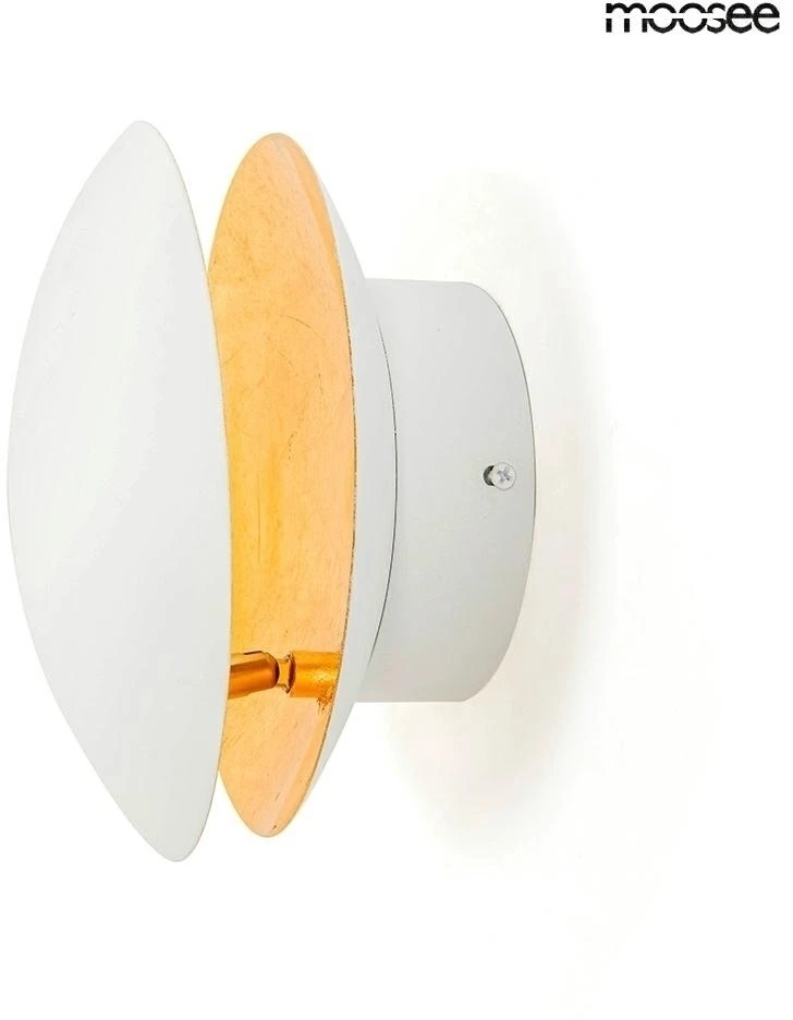 5W LED sieninis šviestuvas ECLISE, aukso/baltos sp., 3000K