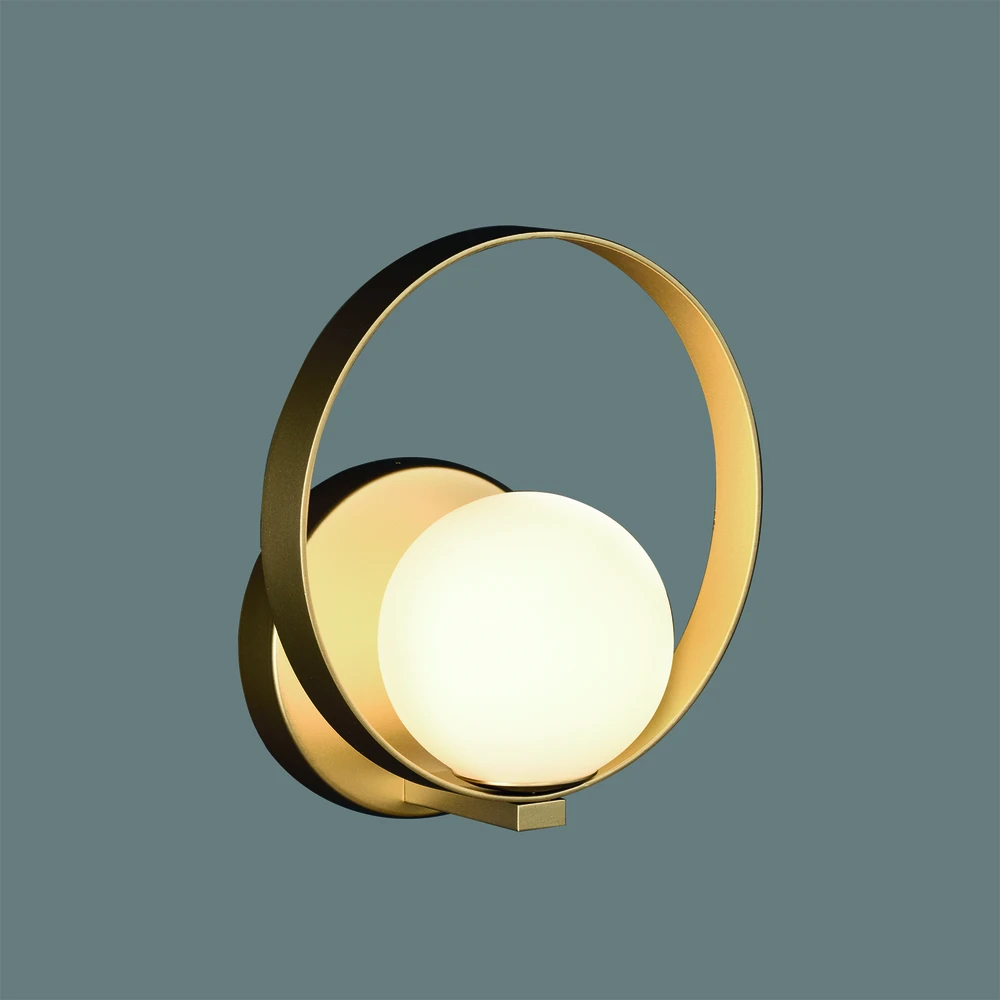 5W LED sieninis šviestuvas HALO, aukso/baltos sp., 2700/3000K, dimeriuojamas, A3815170ODP
