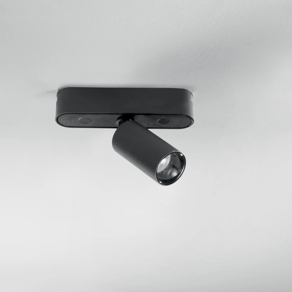 5W LED šviestuvas, montuojamas į BERNINI sistemą, juodas, CCT
