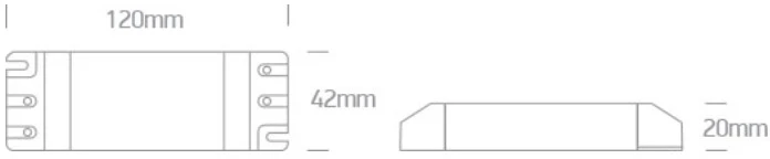 6-8W LED maitinimo šaltinis, 700mA, dimeriuojamas, 89008AT