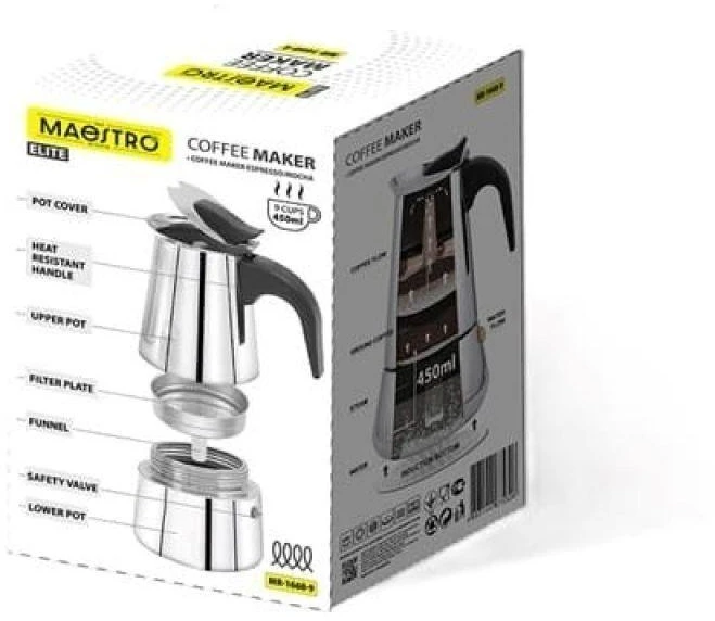 Maestro MR-1660-9 450 ml Nerūdijantis plienas