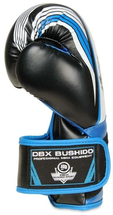BUSHIDO 6 uncijų bokso pirštinės vaikams - Jaunimo mėlynos ARB407v1-6oz