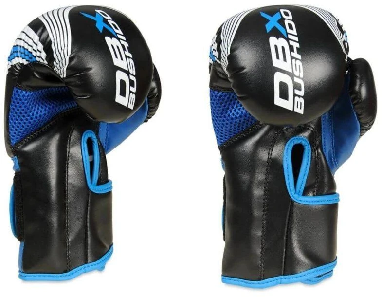BUSHIDO 6 uncijų bokso pirštinės vaikams - Jaunimo mėlynos ARB407v1-6oz