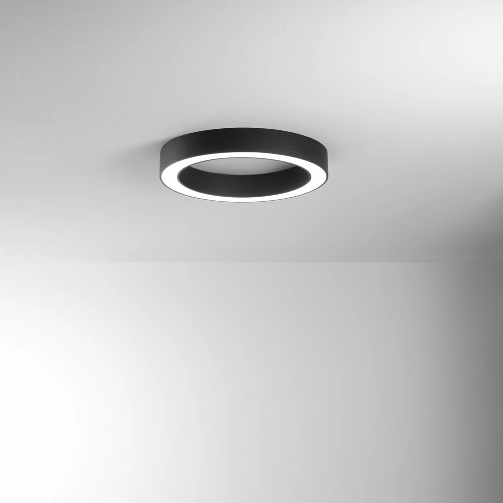 60W LED lubinis šviestuvas DEMOS, juodas, CCT