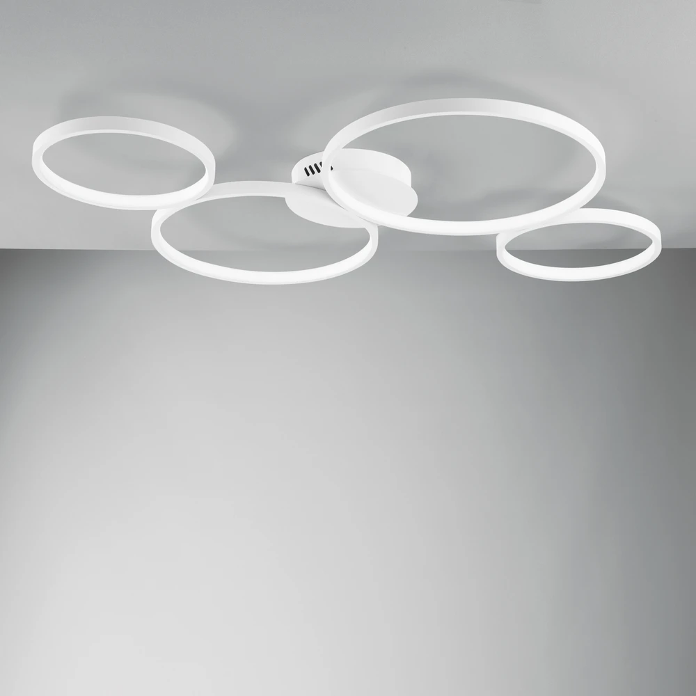 60W LED lubinis šviestuvas FREDY, baltas, CCT