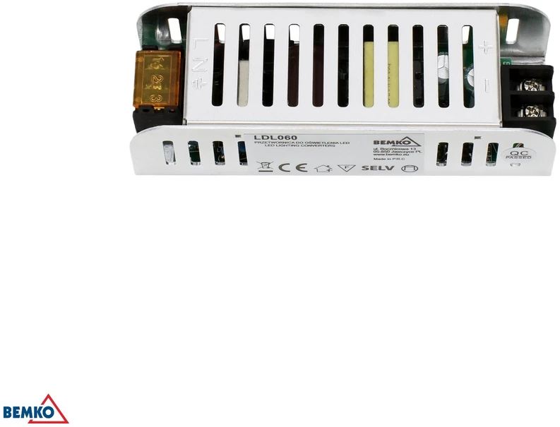 Bemko 60W LED maitinimo šaltinis, 24V, IP20