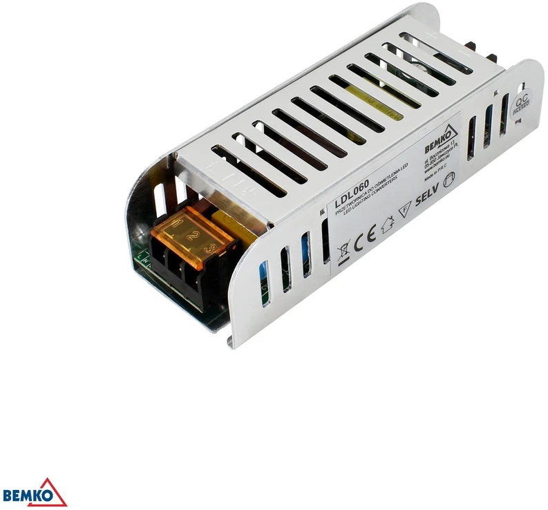 Bemko 60W LED maitinimo šaltinis, 24V, IP20