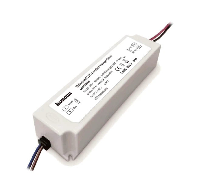 60W LED maitinimo šaltinis LUXSONN, 12V, IP65