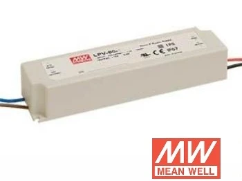 Mean_Well 60W LED Maitinimo šaltinis Mean Well 24V IP67