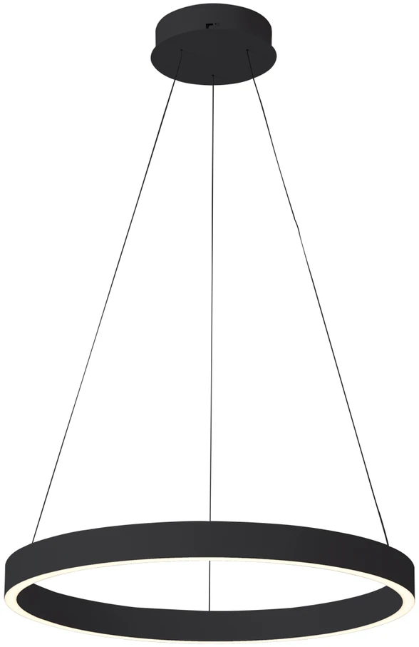 Italux 60W LED pakabinamas šviestuvas BRASCO DOWN, juodas, 3000/4000K, dimeriuojamas