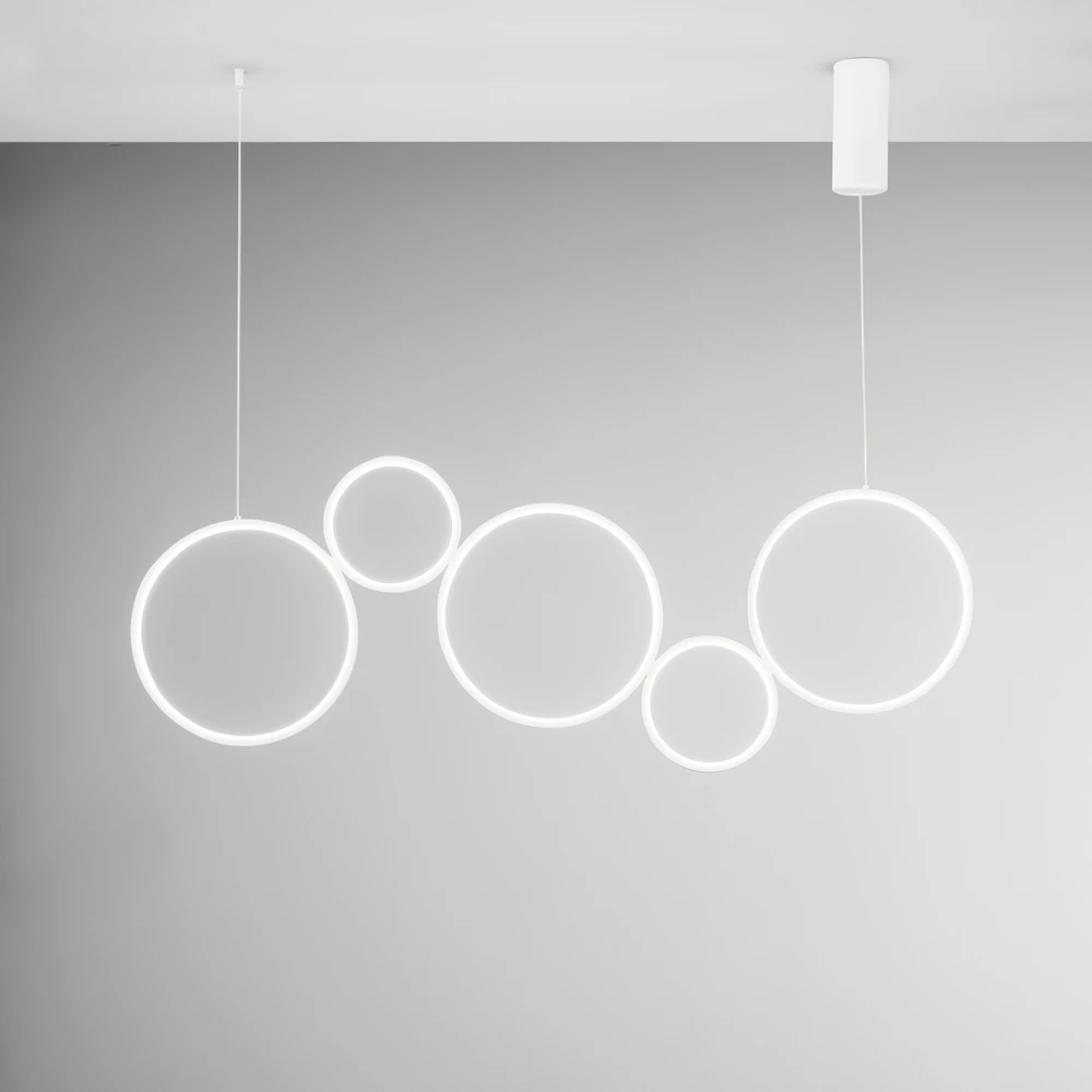 60W LED pakabinamas šviestuvas FREDY, baltas, CCT