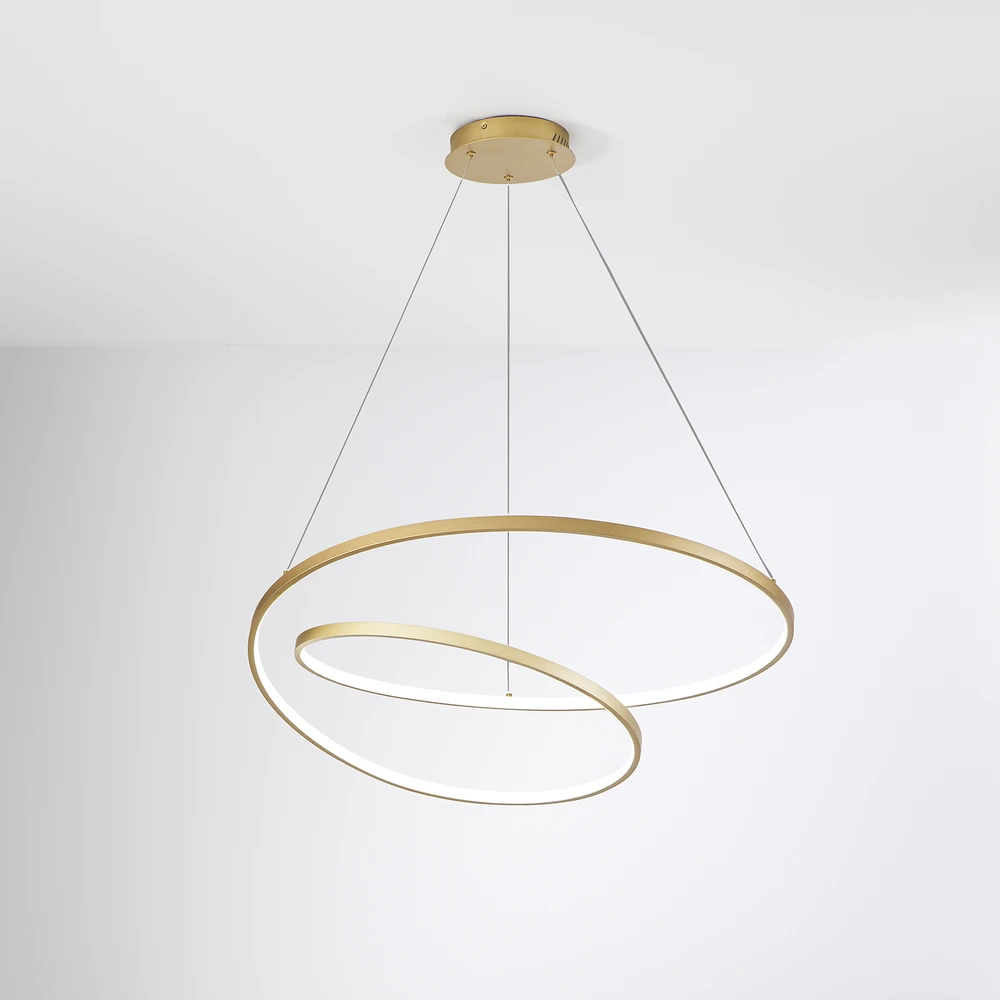 60W LED pakabinamas šviestuvas LIEVE, aukso sp., CCT