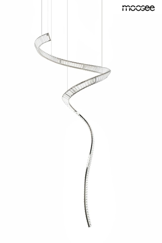 60W LED pakabinamas šviestuvas WAVE CORDON 1A, chromo sp., 3000K