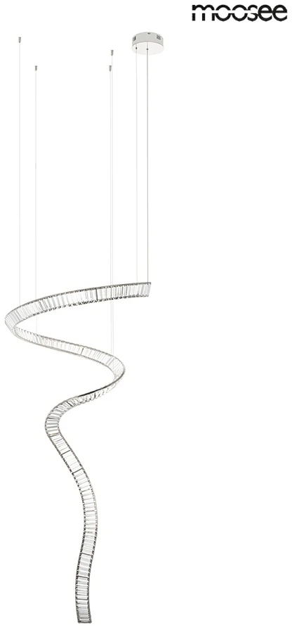60W LED pakabinamas šviestuvas WAVE CORDON 1A, chromo sp., 3000K