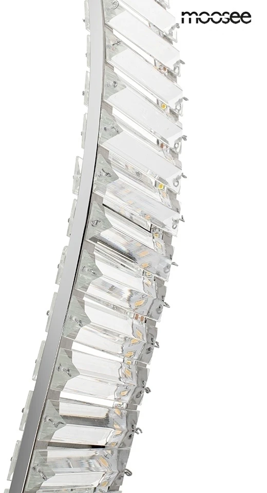 60W LED pakabinamas šviestuvas WAVE CORDON 1A, chromo sp., 3000K