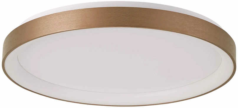 Lubinis šviestuvas Italux 60W LED paviršinis šviestuvas VICO, aukso sp., 3000/4000K, dimeriuojamas