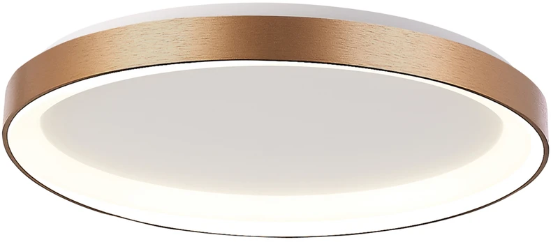 Lubinis šviestuvas Italux 60W LED paviršinis šviestuvas VICO, aukso sp., 3000/4000K, dimeriuojamas