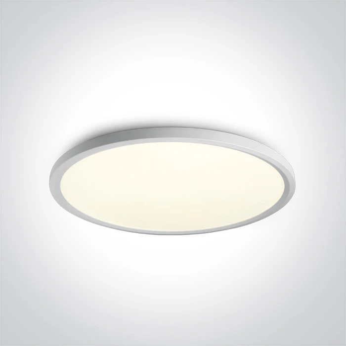 Lubinis šviestuvas 60W LED plafonas, baltas, 4000K, 62160FB/W/C
