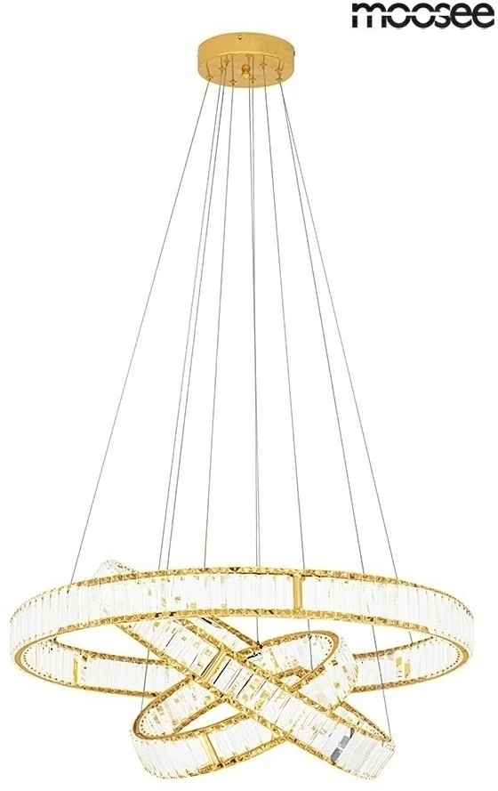 62,6W LED pakabinamas šviestuvas LIBERTY TRIPLES, aukso sp., 3000K