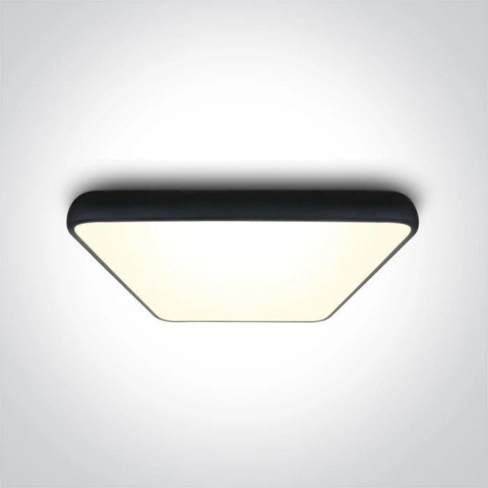 Lubinis šviestuvas 62W LED plafonas, juodas, 3000K, 62160A/B/W