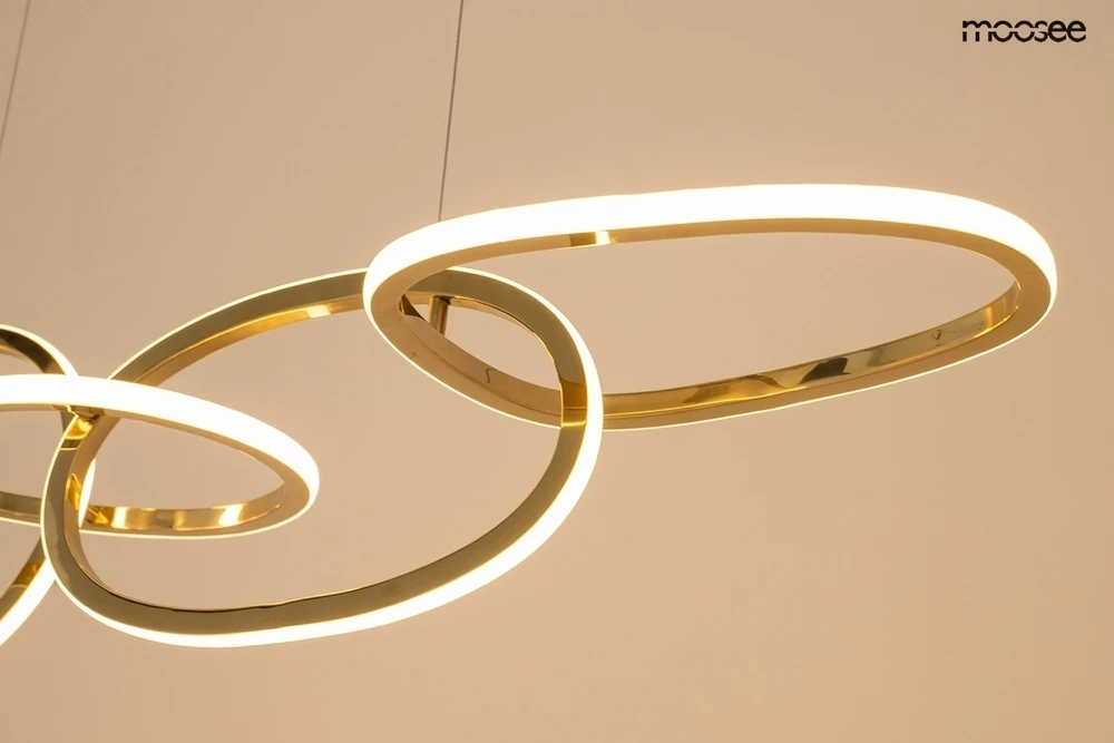 64W LED pakabinamas šviestuvas JAZZ 5, aukso sp., 3000K