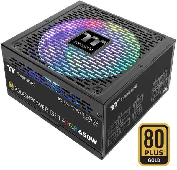 Thermaltake PS-TPD-0650F3FAGE-1 maitinimo blokas 650 W 20 kontaktų ATX ATX Juodas
