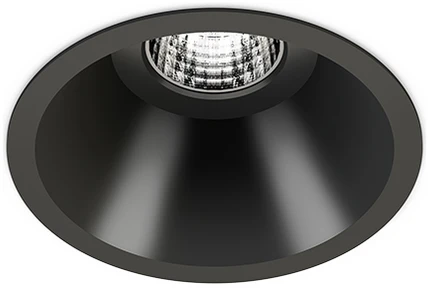 6,5W įleidžiamas šviestuvas SHOT LIGHT, juodas, 3000K, 38°, su maitinimo šaltiniu