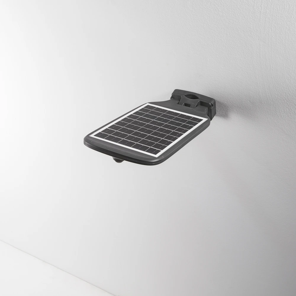 6,5W LED gatvės šviestuvas su saulės baterija LUXOR, antracito sp., 3000K, IP65