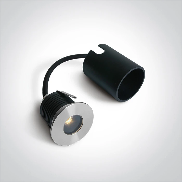 6,5W LED įleidžiamas į žemę šviestuvas, plieno sp., 3000K, IP67, 69068CH/W