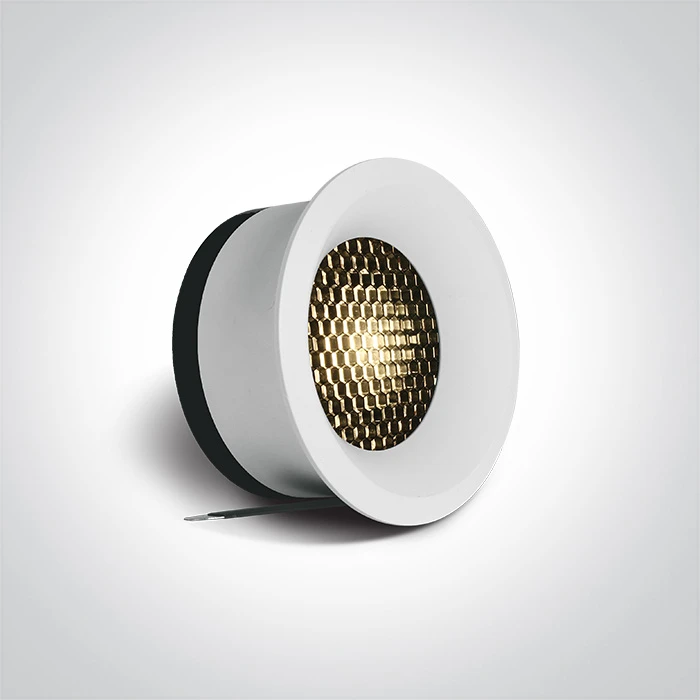 6,5W LED įleidžiamas šviestuvas, baltas, 3000/3500/4000K, su filtru nuo akinimo, dimeriuojamas, 10106DH/W/V