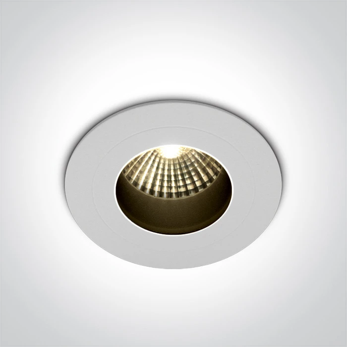 6,5W LED įleidžiamas šviestuvas, baltas, 4000K, 10107H/W/C