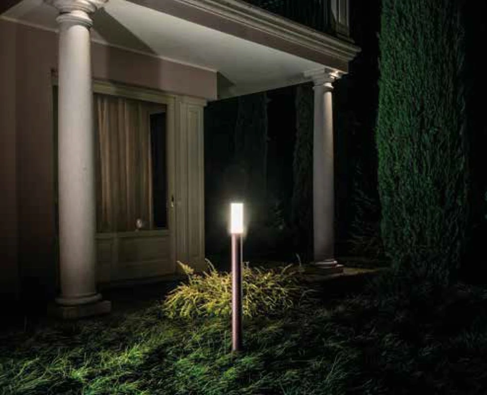 6,5W LED lauko šviestuvas LINE POST H1000, juodas, 3000K