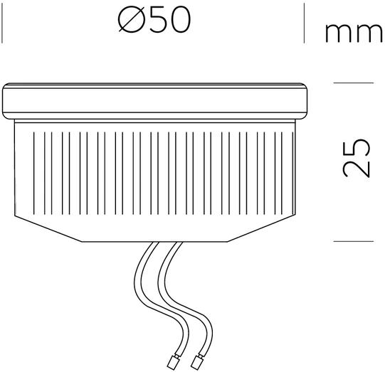 6,5W LED modulis, GU10, 60°, 3000K, ACB62639