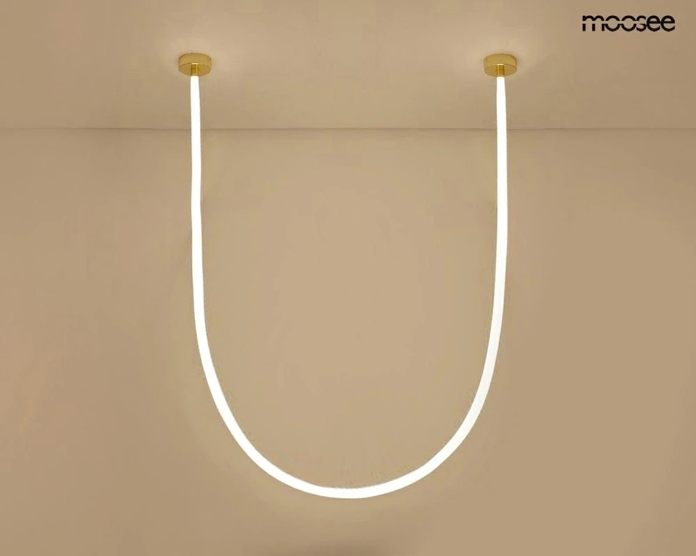 65W LED pakabinamas šviestuvas LASSO 600 SMART, aukso sp., 3000/4000K