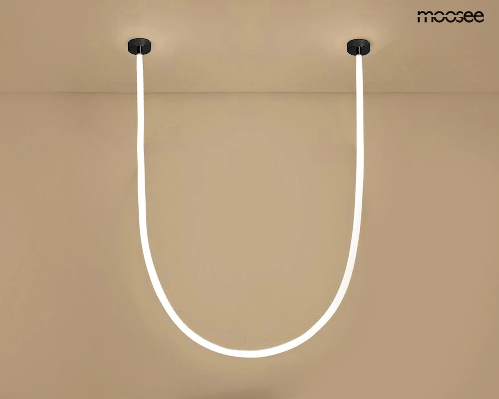 65W LED pakabinamas šviestuvas LASSO 600 SMART, juodas, 3000/4000K