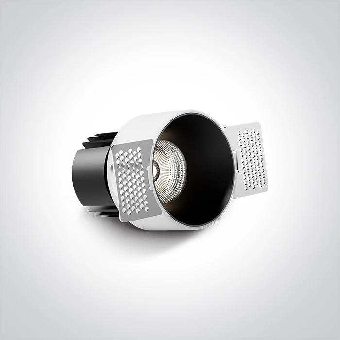 6,5W LED užglaistomas šviestuvas, juodas, 3000/3500/4000K, IP54, dimeriuojamas, 10107BT/B/V