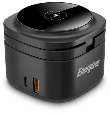 Energizer 65 W QI indukcinis įkroviklis + magnetas (stovas) + kompiuteris