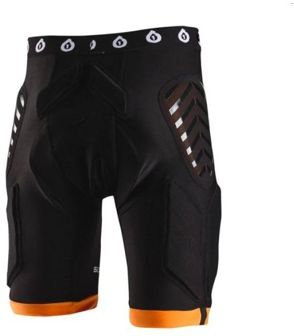 661 EVO COMPRESSION šortai juodi oranžiniai S